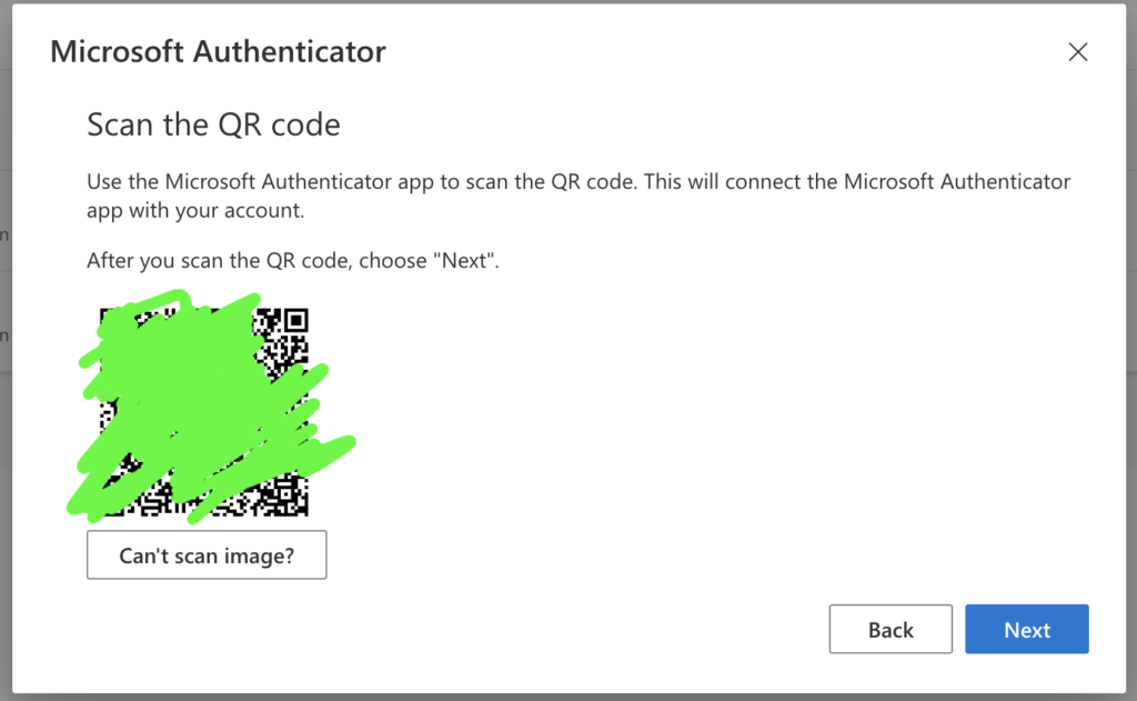 QRコードが表示されるので新しい端末で読み込み