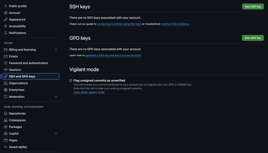 Mac での Git & GitHub 環境の再構築についてまとめ