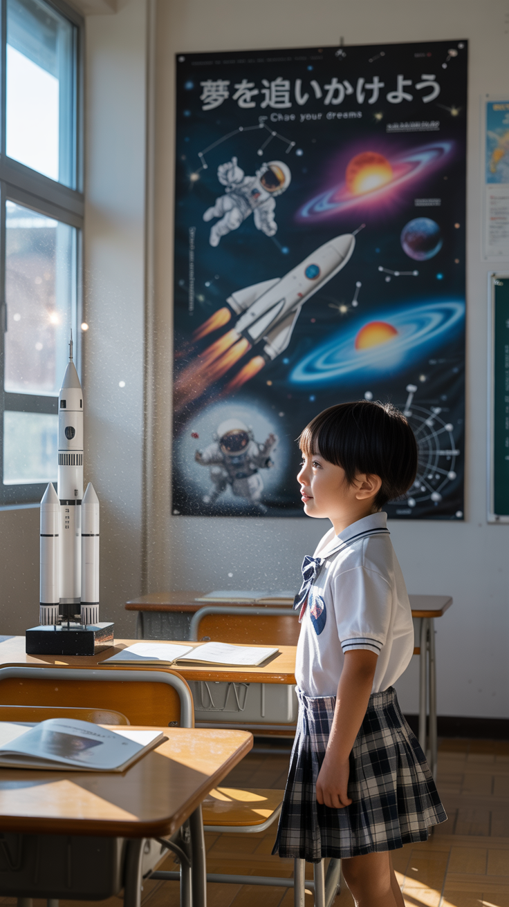 日本の小学生が将来宇宙関連の仕事（例えば、宇宙飛行士、宇宙工学者、天文学者など）に就くために今からできる準備