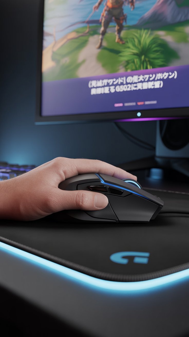 【完全ガイド】Fortniteでマウスの任意ボタンを設定する方法（例：G502の中央ボタンに床配置）　 How to Program The Logitech G502 Mouse for Fortnite  その他注意点