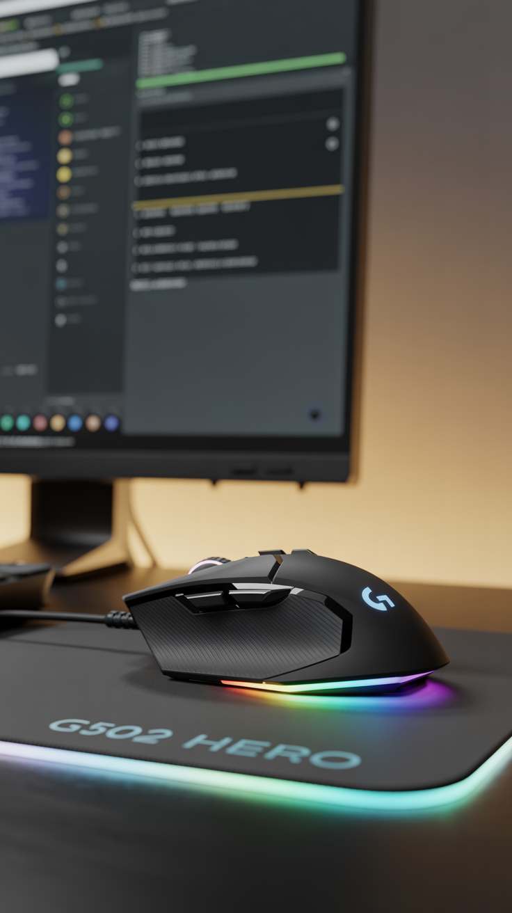 ロジクール G502 HERO の設定手順