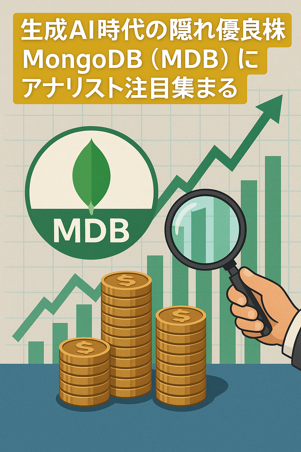【生成AI時代の隠れ優良株】MongoDB（MDB）にアナリスト注目集まる コンテンツ開始