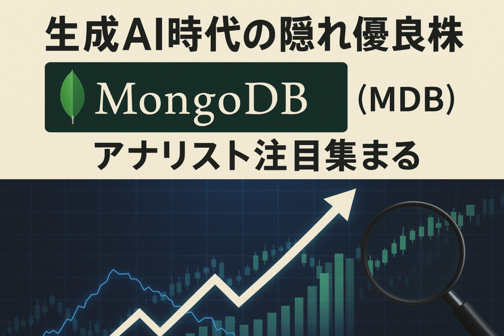 【生成AI時代の隠れ優良株】MongoDB(MDB)にアナリスト注目集まる